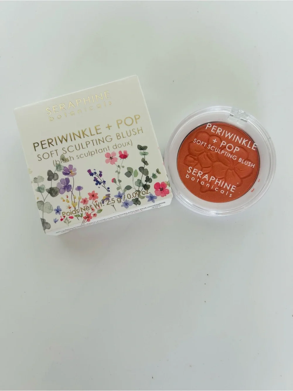 SERAPHINE Botanicals Soft Sculpting Blush in Coral Mist NWT